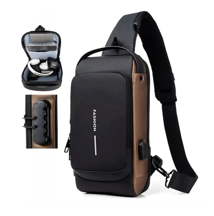 Canguro bolso antirrobo para hombre