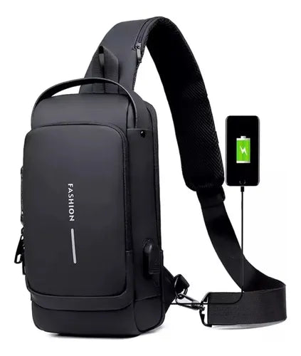 Canguro bolso antirrobo para hombre