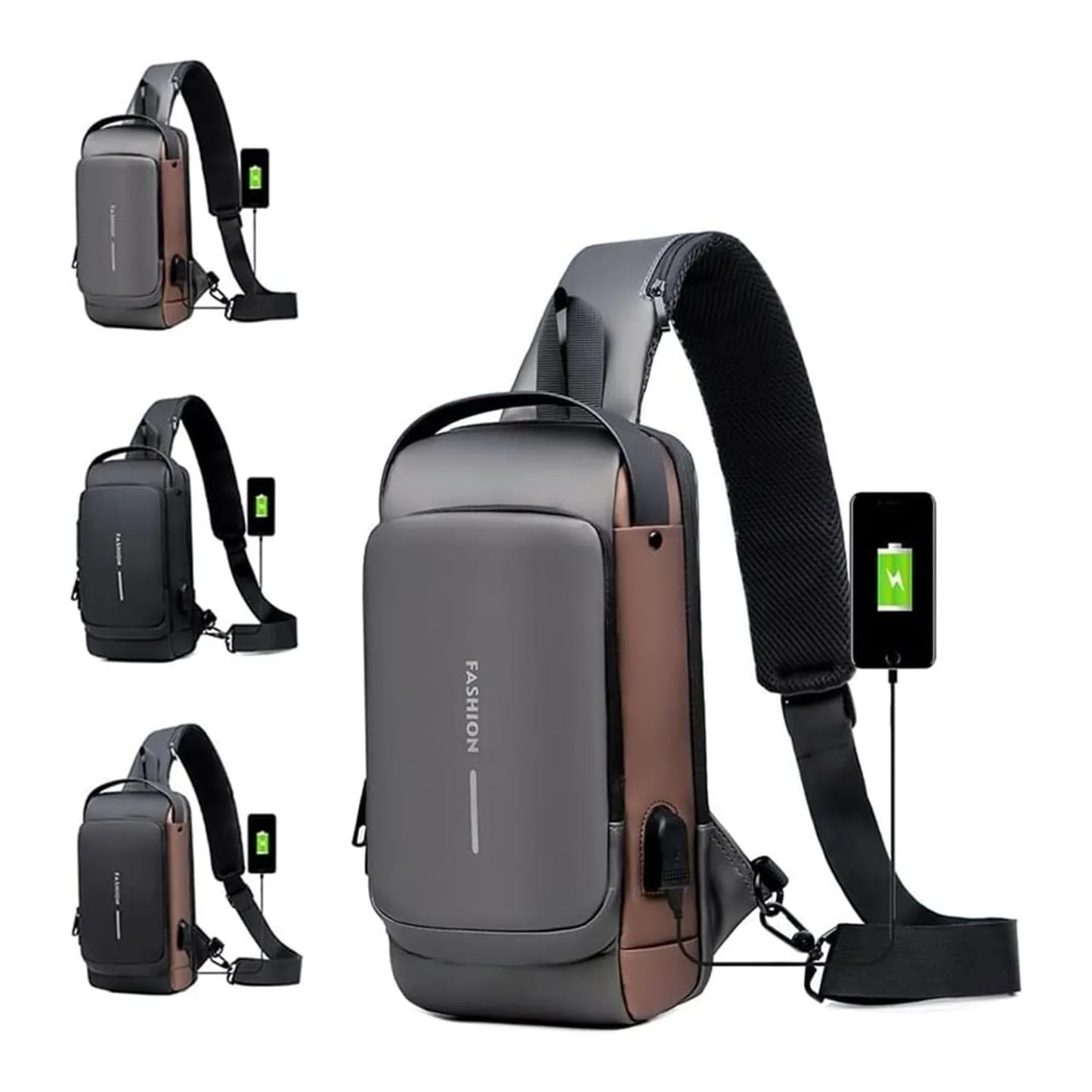 Canguro bolso antirrobo para hombre